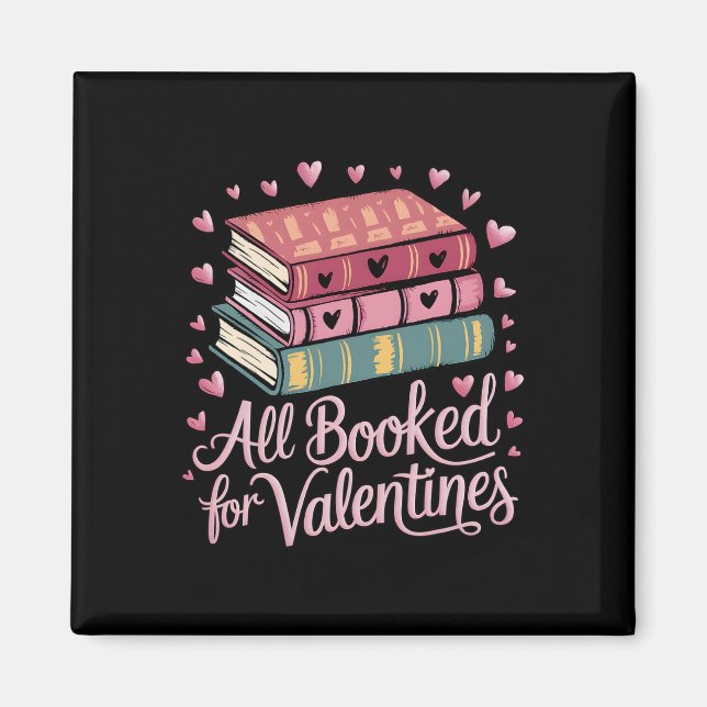 Läslärare Valentines day alla bokade för Vale Magnet (Framsidan)