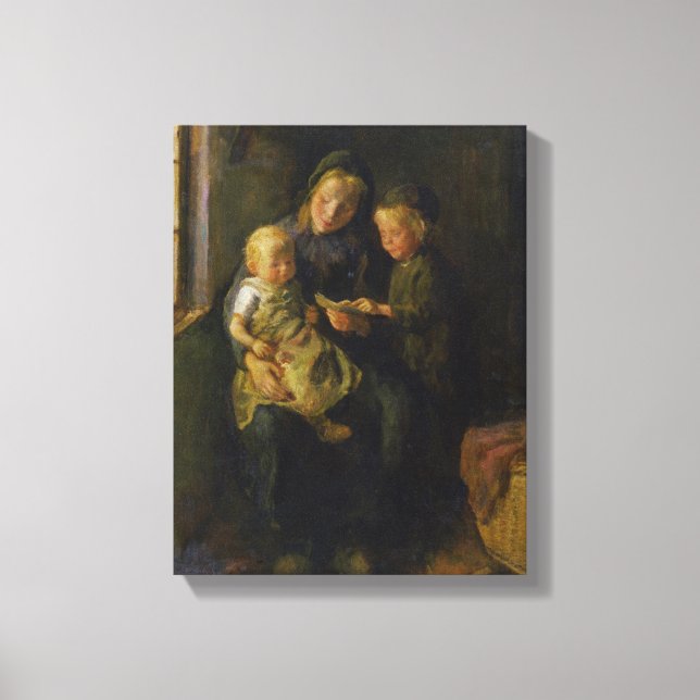 Läslektioner Canvastryck (Framsida)