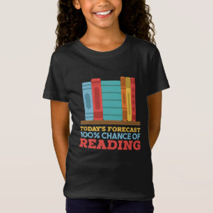 Läsning - 100 % chans att läsa Bok T Shirt