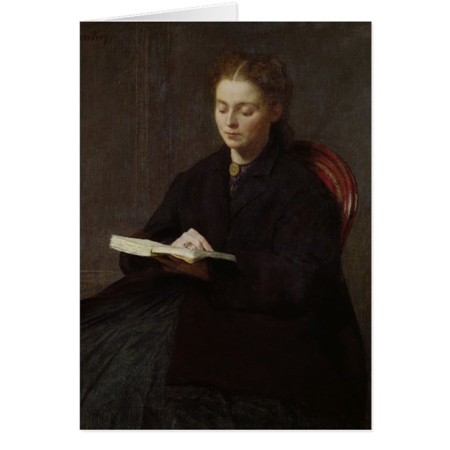 Läsning 1863 hälsningskort (Framsidan)