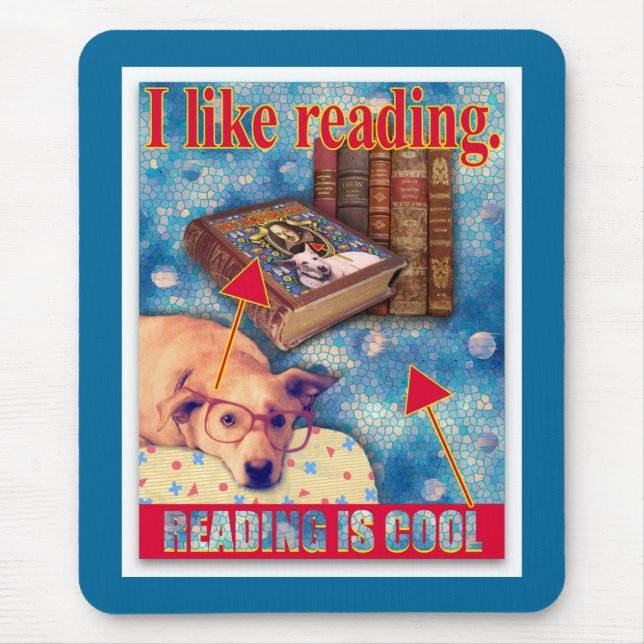 LÄSNING ÄR COOLA MUSMATTA (Framsidan)