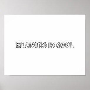 Läsning är Coola Poster