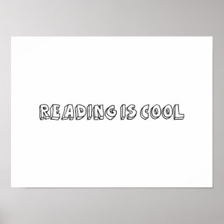 Läsning är Coola Poster