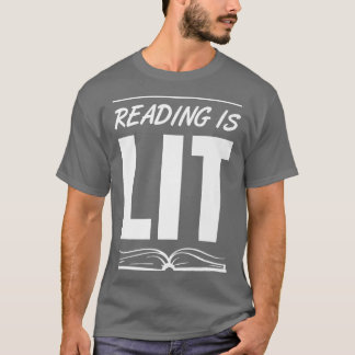Läsning är fantastiskt - Bokälskande läsande lärar T Shirt