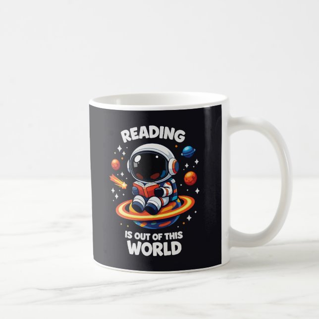 Läsning är fantastiskt kaffemugg (Höger)