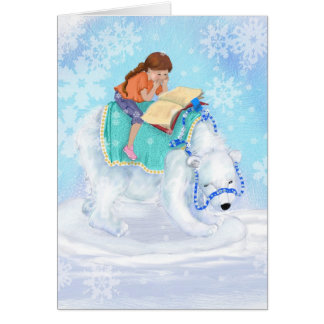 Läsning är kall hälsningskort