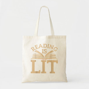 Läsning är LIT-biblioteksläsning Tygkasse