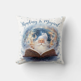 Läsning är Magic Snowflake Design Kudde