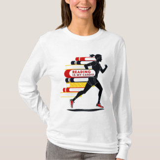 Läsning är min kondition T-shirt: Rolig bokälskare T Shirt