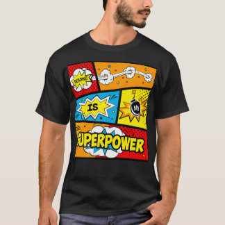 Läsning är Min supermakt 2 T Shirt