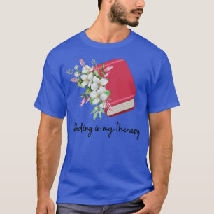 Läsning är min terapi 1131 t shirt