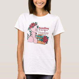 Läsning är min terapi t shirt