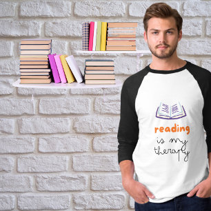 läsning är min terapi t shirt