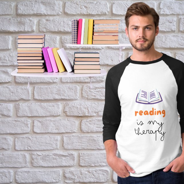 läsning är min terapi t shirt (Skapare uppladdad)