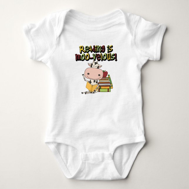Läsning är Mu-velous Tee (Framsida)