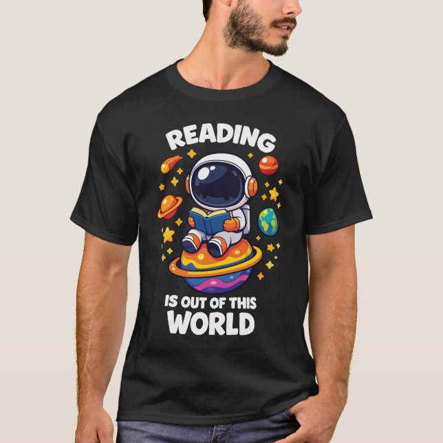Läsning är något utom det vanliga t shirt (Framsida)