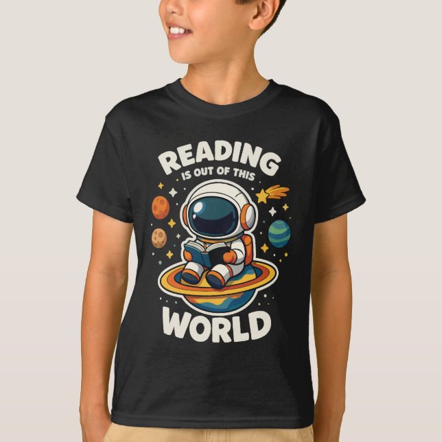 Läsning är något utom det vanliga t shirt (Framsida)