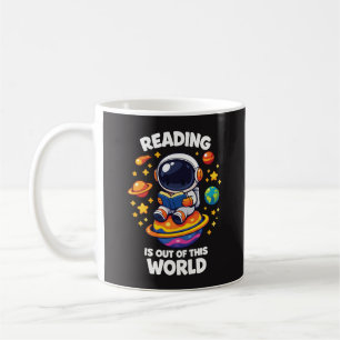 Läsning är något utomjordiskt kaffemugg