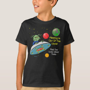 Läsning är ut ur denna värld t-shirt