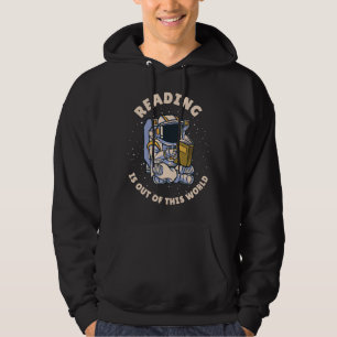 Läsning är utanför denna värld hoodie