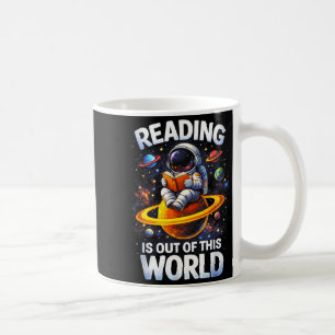 Läsning är utanför denna världen t-shirt roligt ry kaffemugg