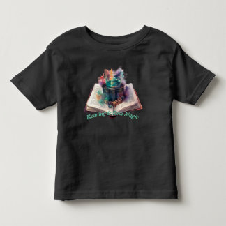 Läsning är verklig magi; litterär skjorta t shirt