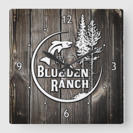 Låsning av akrylvägg fyrkantig klocka