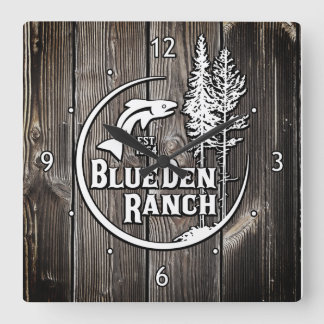 Låsning av akrylvägg fyrkantig klocka