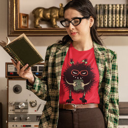 Läsning av Älskare Evil Character Bok Nerd Tröja