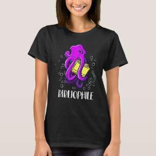 Läsning av bibliofila Octopus Bok T Shirt