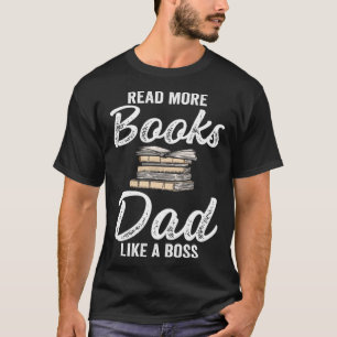 Läsning av Bok Älskare Pappa som en Chef Pullover T Shirt