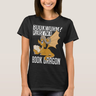 Läsning av bokmask för Bok Nerd, tack, Im A Bok Dr T Shirt