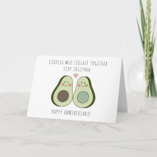 Låsning av Bröllop-årsjubileum - Avocado Kort