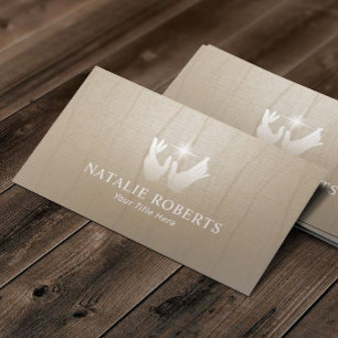 Läsning av Händer Hälsa Spa-massage Behandling Zen Visitkort