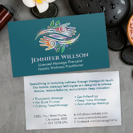 Läsning av Händer massabehandling Visitkort