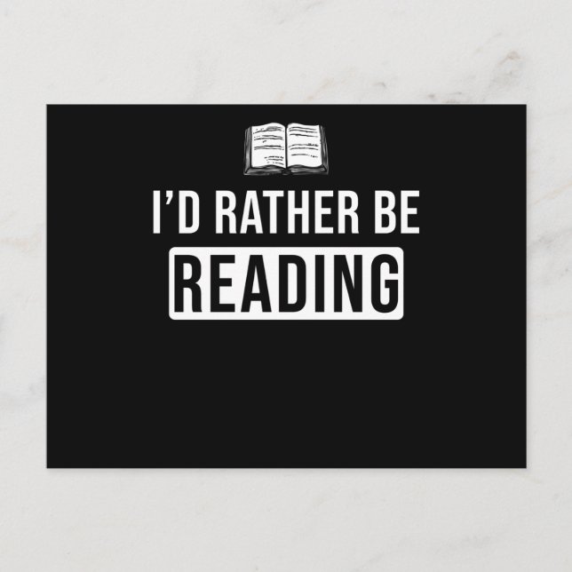 Läsning av Hobby Gift Bok Say Vykort (Framsida)