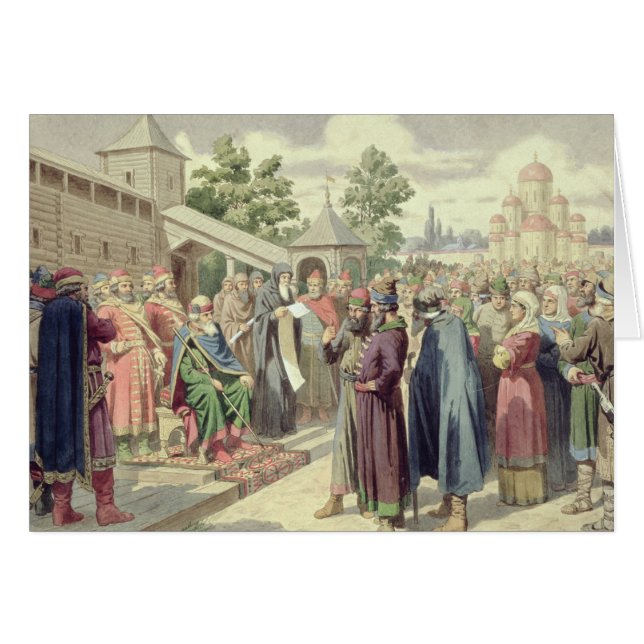 Läsning av kodifiera hälsningskort (Framsidan Horizontal)