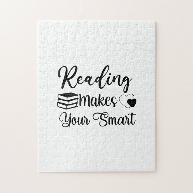 Läsning av konst gör din smarta pussel (Vertikal)