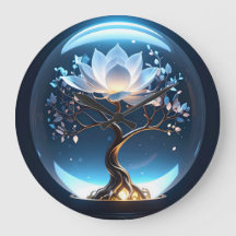 Låsning av Lotus Globe Tranquibility Clock