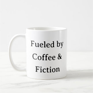 Läsning av Mugg som bränsle av kaffe och fiktion B