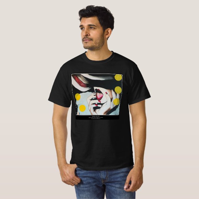 "Läsning av viljan" T Shirt (Hel framsida)
