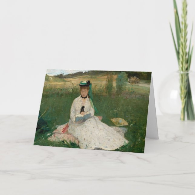 Läsning | Berthe Morisot Kort (Framsida)