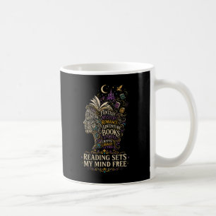 Läsning frigör mitt sinne för bokälskare kaffemugg