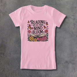 Läsning hjälper ditt sinne att blogga t shirt