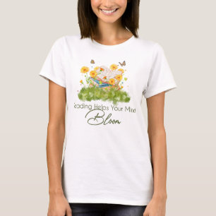 Läsning hjälper ditt sinne att blogga t shirt