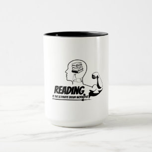 Läsning = Hjärnvinst Mugg