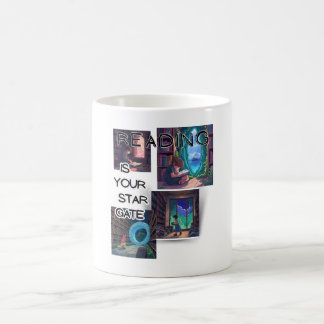 läsning kaffemugg