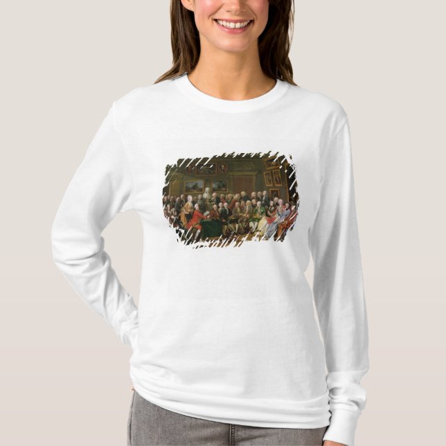 Läsning L'Orphelin de av för tragedin 'la Tee (Framsida)