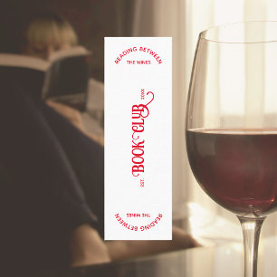 Läsning mellan Vin Bok Klubb Red Vapensköld