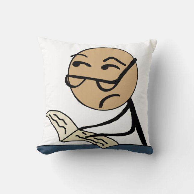 läsning och kritik kudde (Framsida)